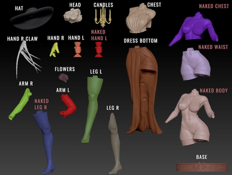 3D stl model,3D stl naked woman drawing file,stl for priting,3D printer and printing machine,digital printer,3D printer figure model,stl model
