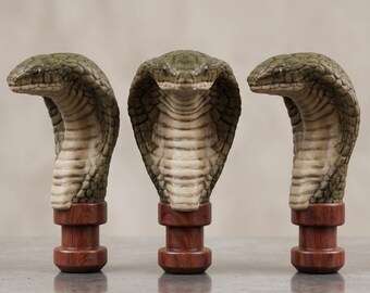 3D Cobra Head STL File: Printer Figure Model