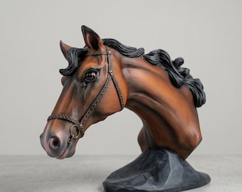 Modèle 3D de figurine de cheval : fichier d'impression numérique