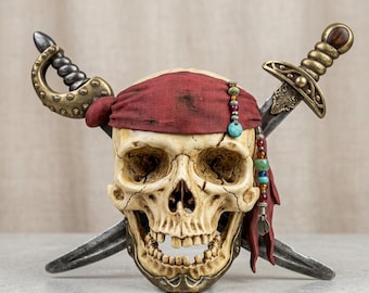 Pirate Skull 3D STL Model for 3D Printing