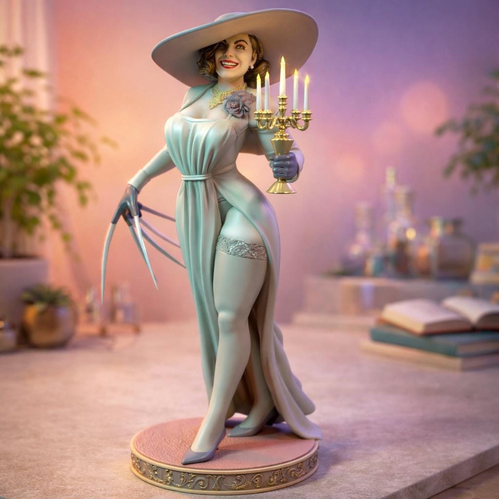 Lady Dimitrescu Figurine - Etsy
