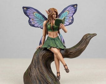 3D Fairy STL Model for 3D Printing (Digital File)