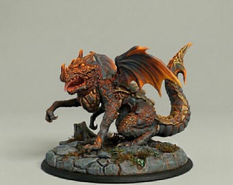 3D Dragon STL Model: Fantasy Printer Figure (Digital Download)