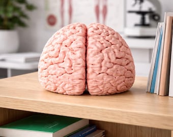Anatomisch model menselijk brein STL voor 3D-printen - Wetenschappelijk educatief decorbestand