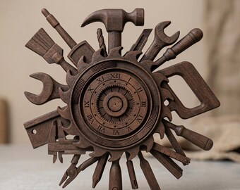 3D Wood Relief: CNC Router File, Wall Decor (STL)