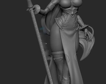 3D STL Woman Figure Model: Digital Printer File
