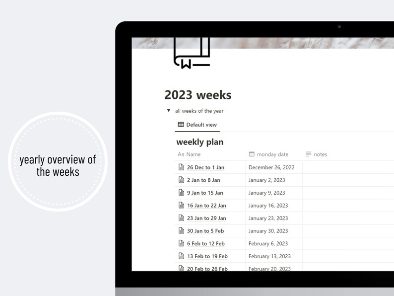 2023 Notion Template Notion Dashboard 2023 Digital Planner Etsy UK
