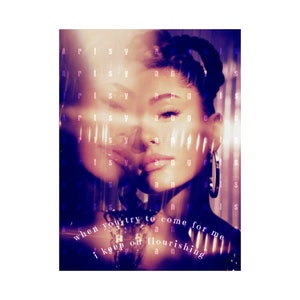 Ariana Grande Poster // God Is A Woman Inspired // Merchandise and Memorabilia