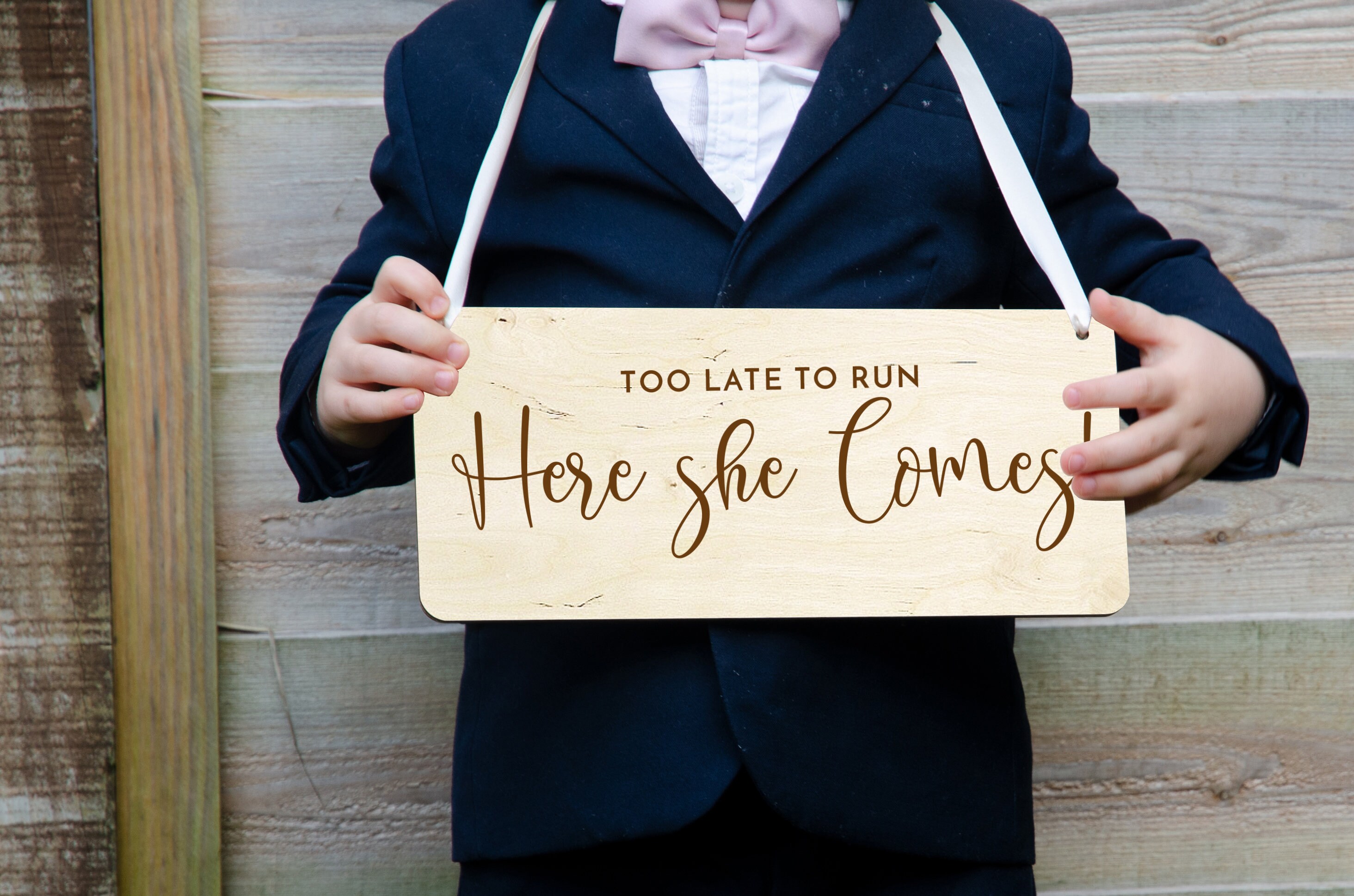 Wedding plaques for store page boy