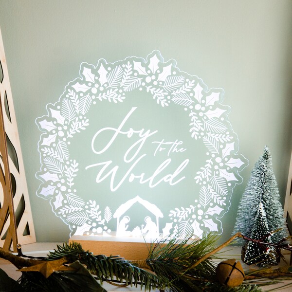Joy to the World Banner - Etsy
