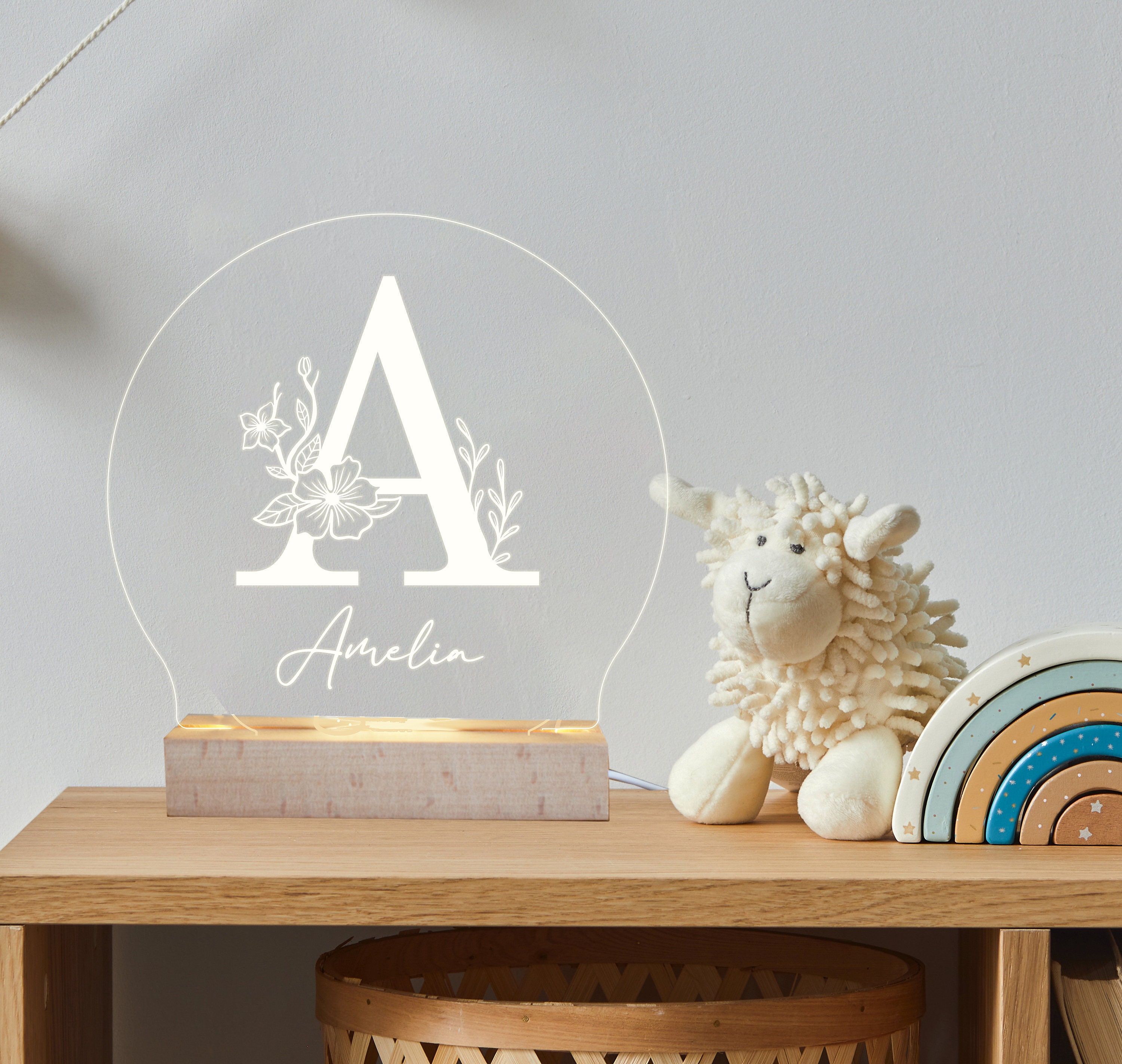 Letras Decorativas Grandes de madera blanca, decoración para el hogar,  boda, diseño de nombre personalizado, pie libre, 8 Cm - AliExpress