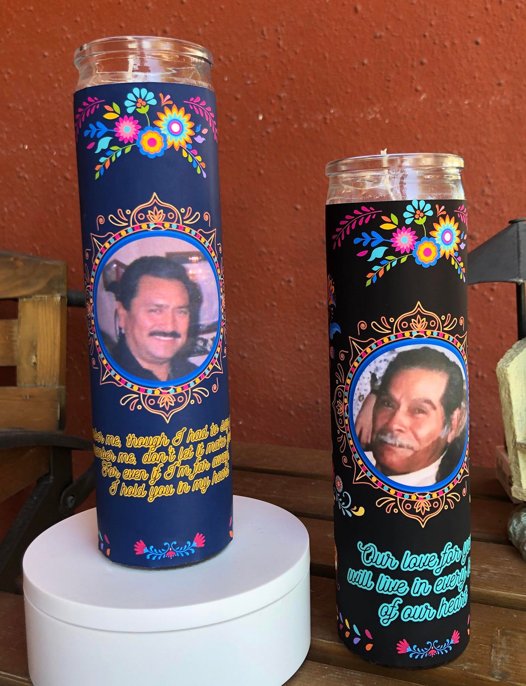 Dia De Los Muertos Candle Wrap Canva Editable - Etsy