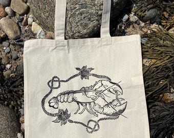 Torba typu tote z homarem