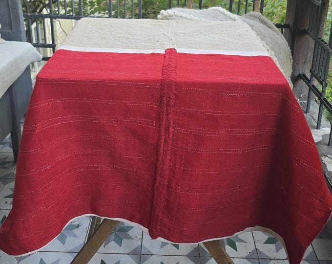 Vintage Home loomed Cloth from Transylvania 135 x 105 cm