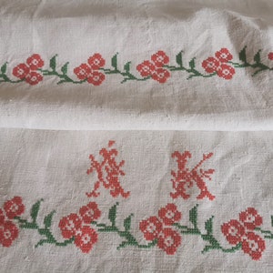 Vintage Hungarian Embroidered Cloth image 3