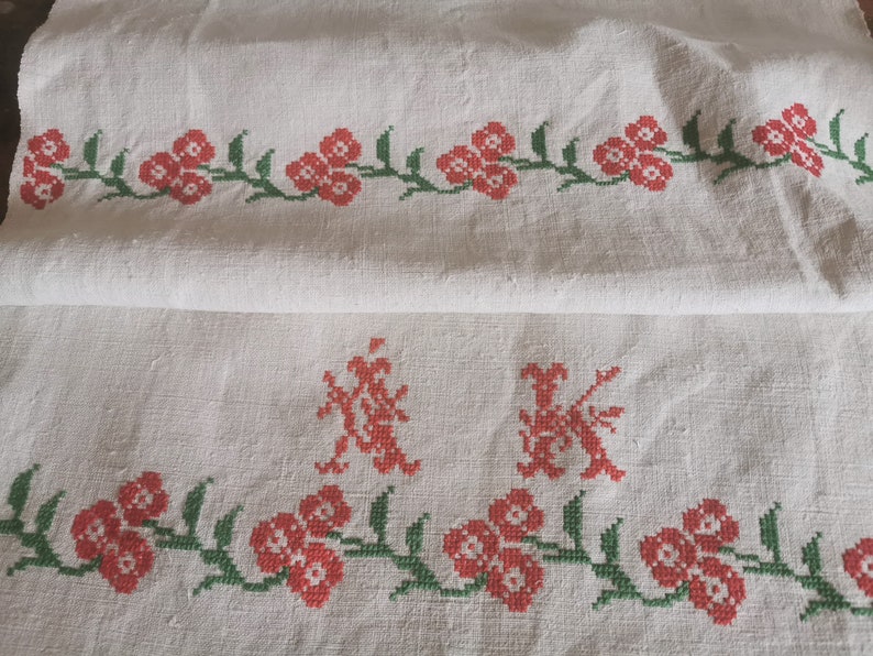 Vintage Hungarian Embroidered Cloth image 3