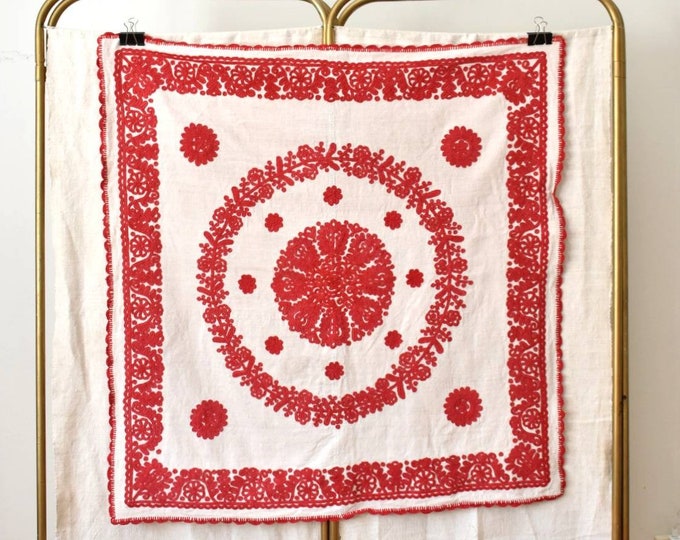 Antique Hungarian Transylvanian Tablecloth