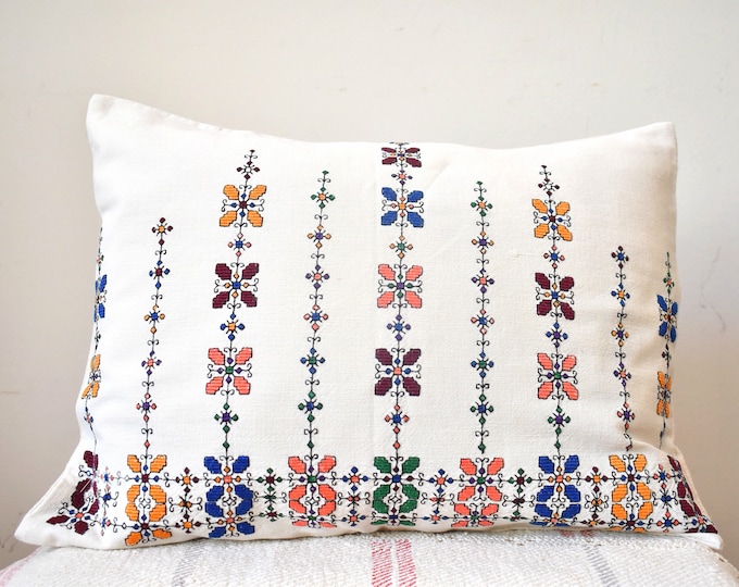 Cushion Cover from Vintage Embroidery