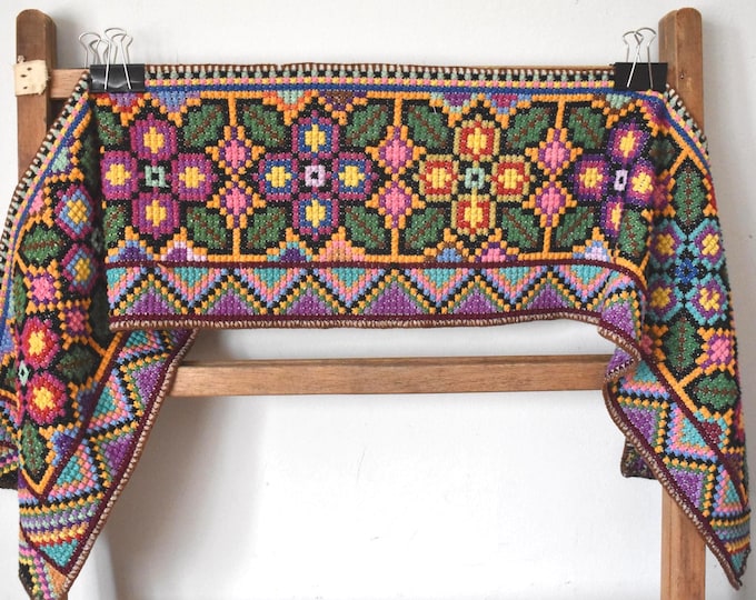 Vintage Embroidered Panel 145 x 26cm