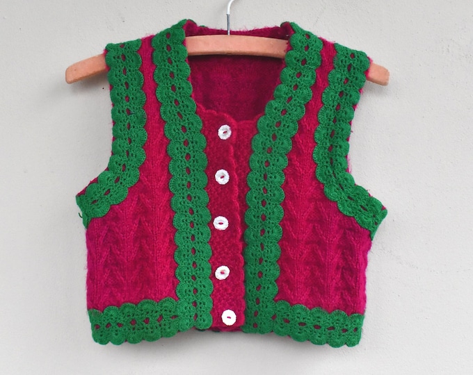 Vintage Hungarian Folk Waistcoat