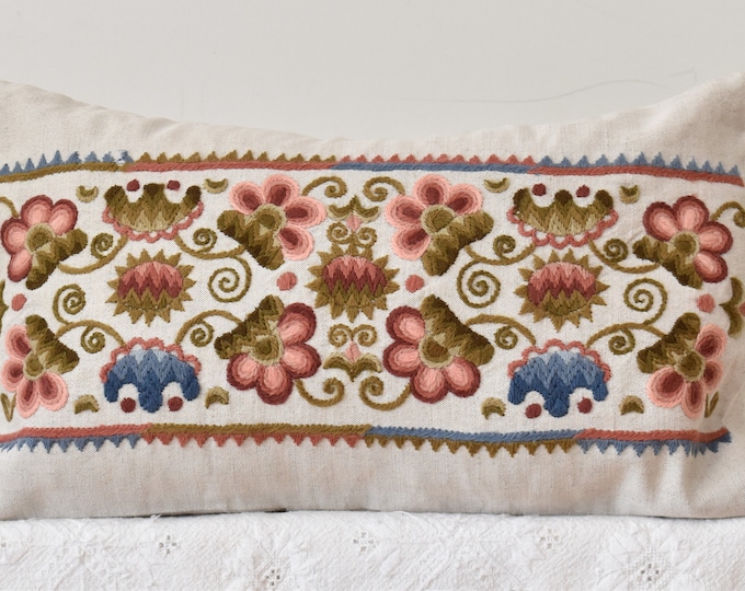 Cushion Cove from Vintage Hungarian Embroidery