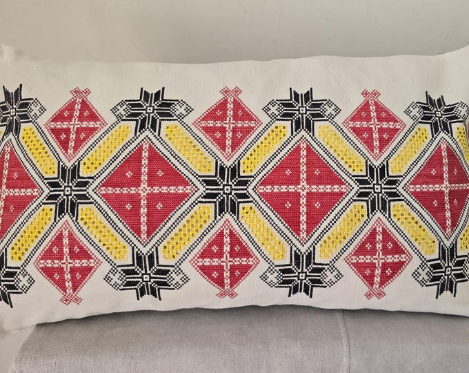 Vintage Transylvanian Cushion Cover