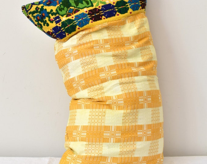 Vintage Romanian Sack Shaped Pillow Cover, 1 avail