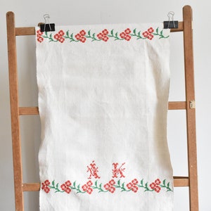 Vintage Hungarian Embroidered Cloth image 2