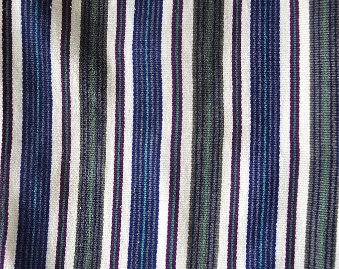 Narrow Home-loomed vintage Ticking 217x35cm