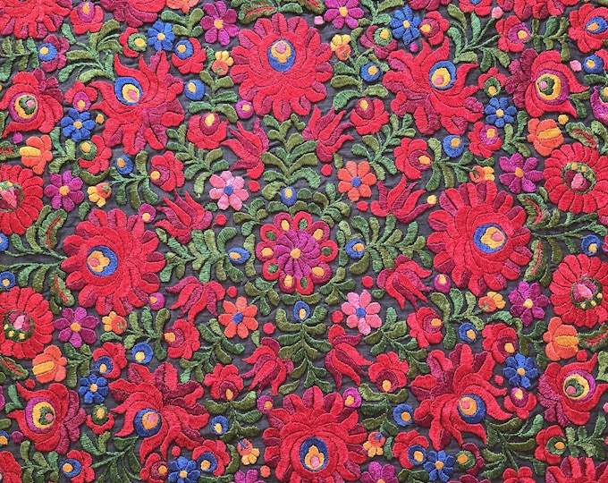Antique Matyo Embroidered Table cloth