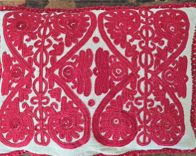 Vintage Transylvanian Cushion Cover