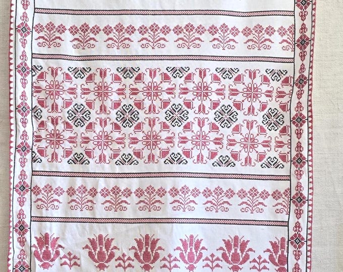 Vintage Embroidered Panel 180 x 64 cm
