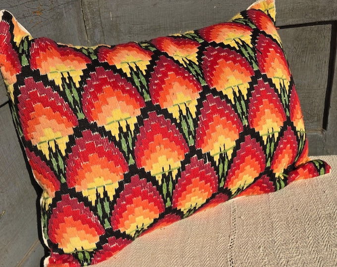 Cushion Cover from Vintage Embroidery