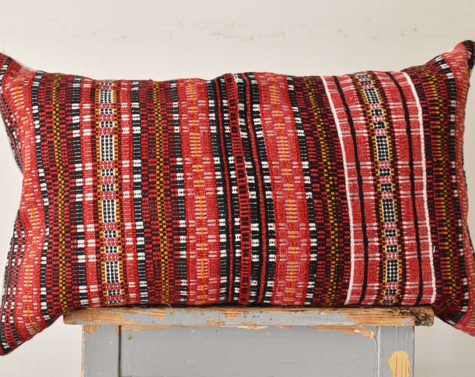 Cushion Cover from Antique Home Woven Romanian Cloth