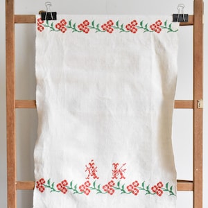 Vintage Hungarian Embroidered Cloth image 1