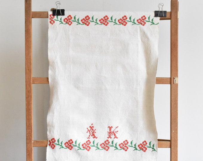 Vintage Hungarian Embroidered Cloth