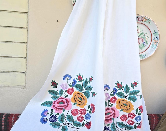 Vintage Embroidered  Cloth from the Carpathians