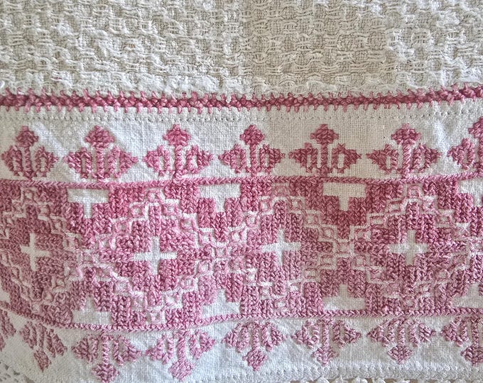 Antique Transylvanian Embroidered Panel. 160 x 45 cm