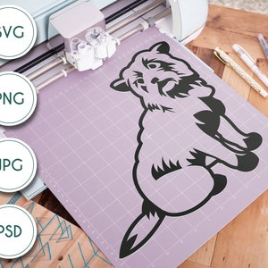 Toto line art - Il mago di Oz Ispirato file digitale SVG