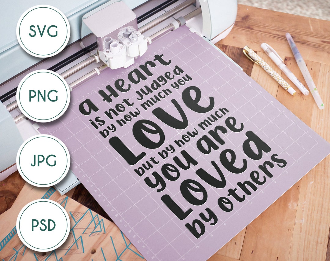 A Heart is Not Judged by How Much You Love Quote Line Art - the Wizard ...