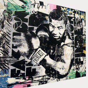Mike Tyson Art print large framed or unframed canvas