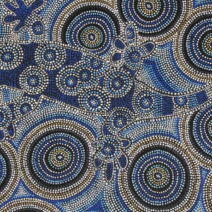 Aboriginal Dot Art Fabric, Wallpaper and Home Decor