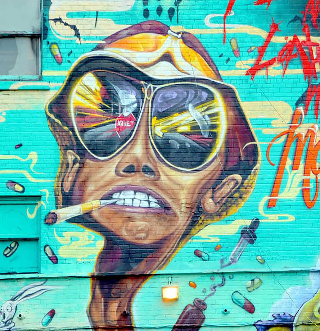 売れ筋がひクリスマスプレゼント！ Fear & or Framed Print Art Street Vegas Las Loathing ミュージシャン
