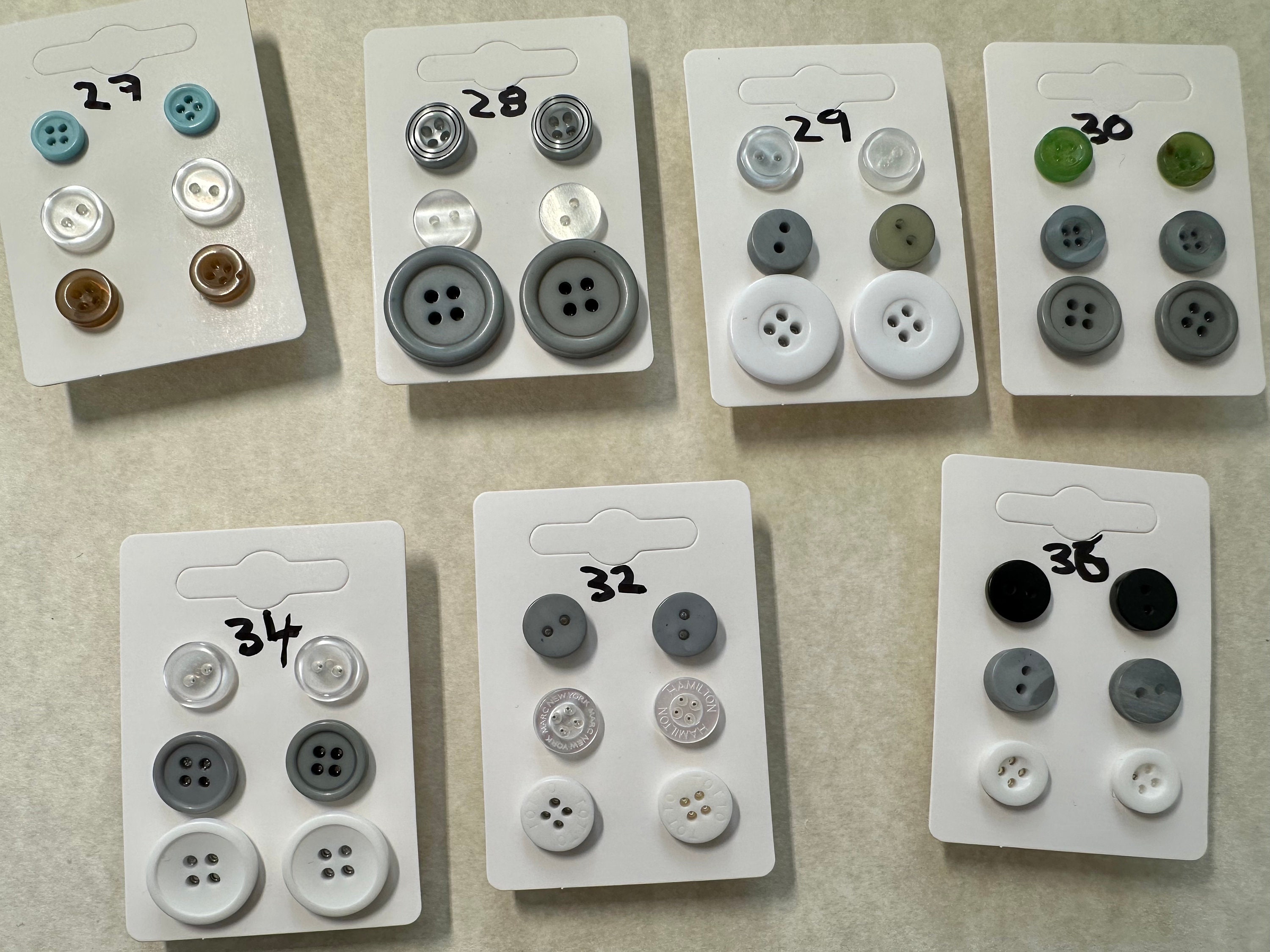 Repurposed LO Button Earrings – The DJF