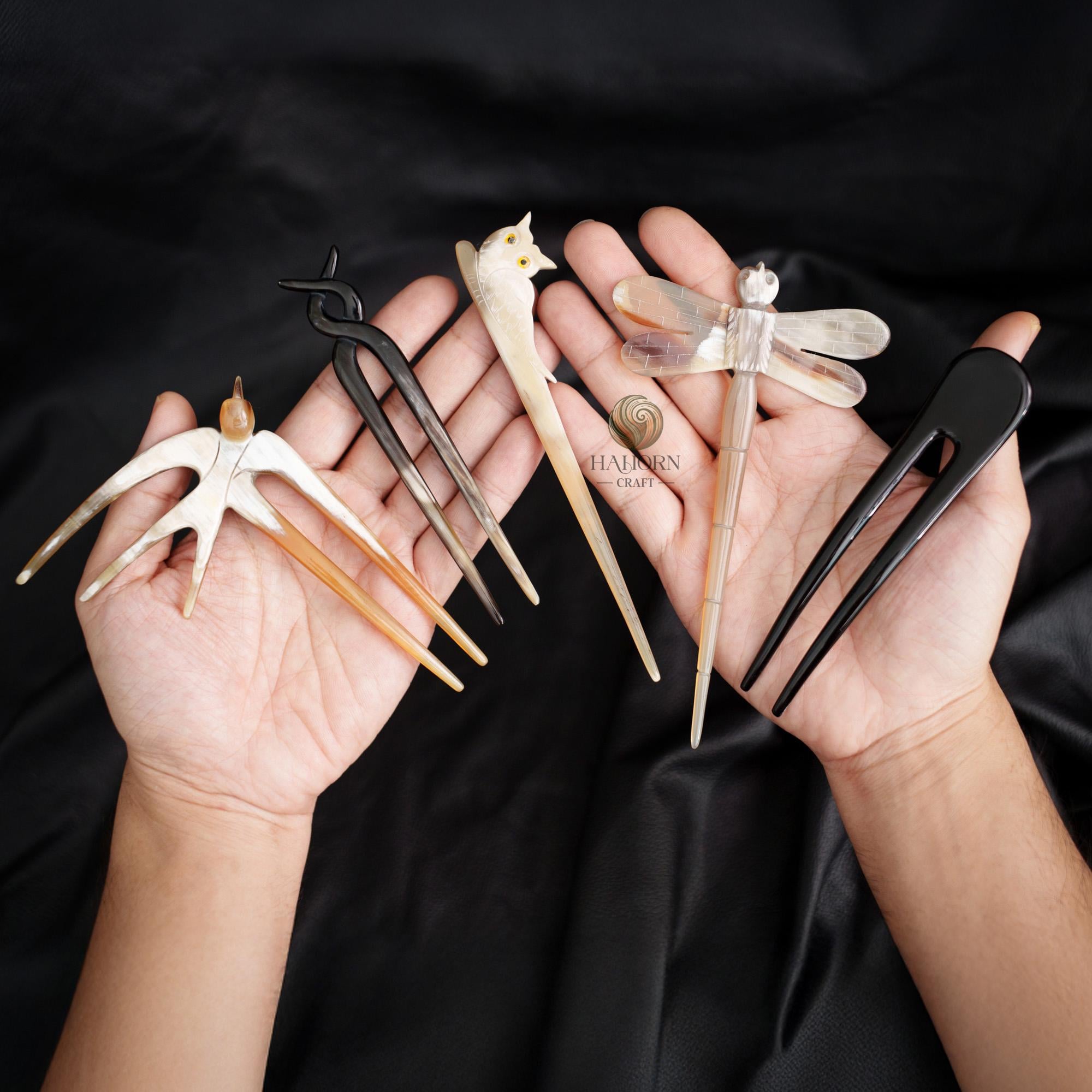 ?Handmade? KOA wood hair barrette with a Hawaiian shell decor Koa Hair Stick - Etsy main image 2