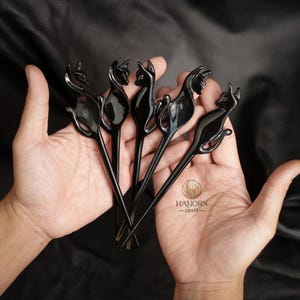 Set 5 Horn Hair Sticks For Women Cat Hair Stick For Buns Hair Sticks For Long Hair Hair Accessories Hair Pick For Women