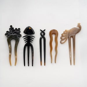 Set  5 Horn  Hair Fork For Women Hair Stick For Buns Hair Sticks For Long Hair Hair Accessories Hair Pin For Women