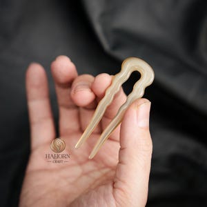 Horn 2 Prongs Hair Fork For Women Hair Stick For Buns Hair Fork For Long Hair Hair Accessories Hair Pin For Women