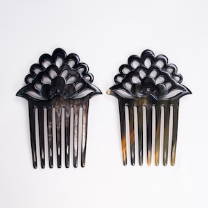 Set 2   7 Prongs Hair Fork For Women Buffalo Horn Hair Stick For Buns Hair Fork For Long Hair Hair Accessories Hair Pin For Women