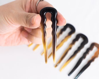 Horn 2 Prongs Hair Fork For Women Hair Stick For Buns Hair Fork For Long Hair Hair Accessories Hair Pin For Women